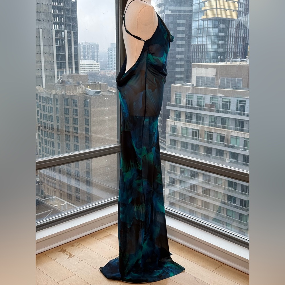 🆕 RAT & BOA 🧿 NWOT Rafinha Maxi Dress, Blue Green, Sz L US 8 - Picture 7 of 16